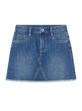 Gonna Pepe Jeans A-Line Skirt Denim Blu Ragazza