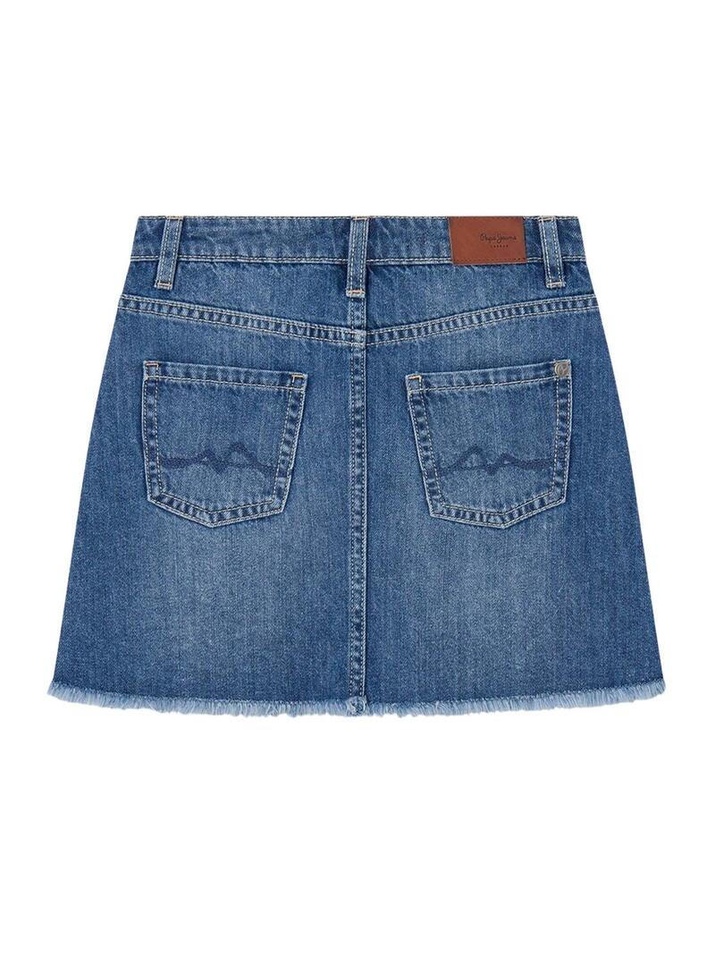Gonna Pepe Jeans A-Line Skirt Denim Blu Ragazza
