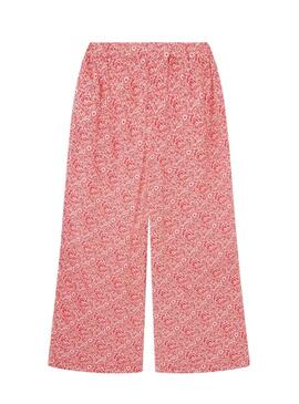 Pantaloni Pepe Jeans Nahid Rosso per Ragazza.