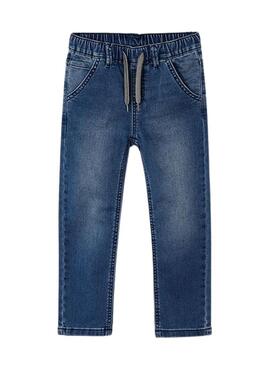 Pantaloni Mayoral Soft Denim Jogger Medium per Bambino