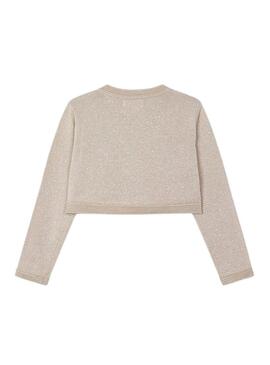 Giacca Mayoral Tricot Basic Tostato per Ragazza