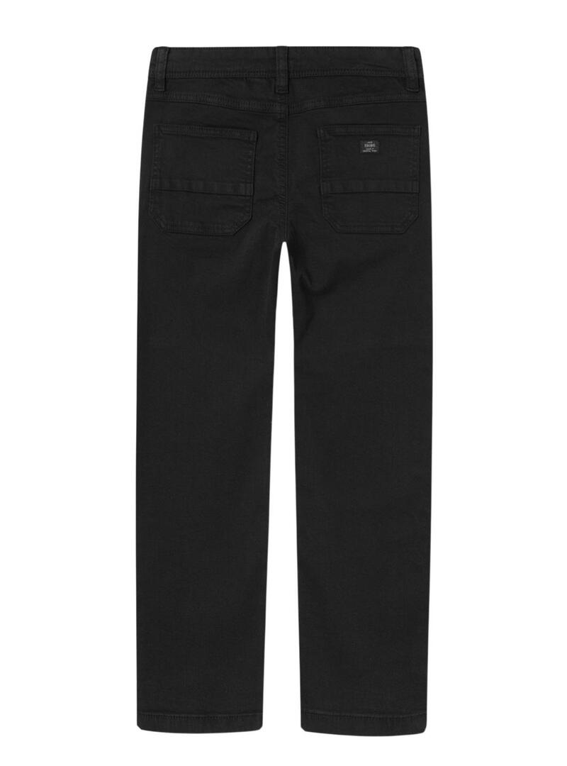 Pantaloni Name It Silas Tapered Nero per Bambino