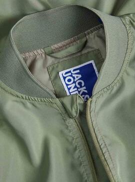 Giacca Jack And Jones Oliver Bomber Verde Bambino