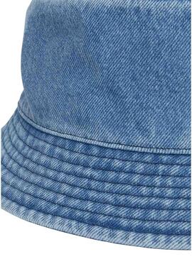 Cappello Calvin Klein Denim Bucket Per Ragazzo Ragazza