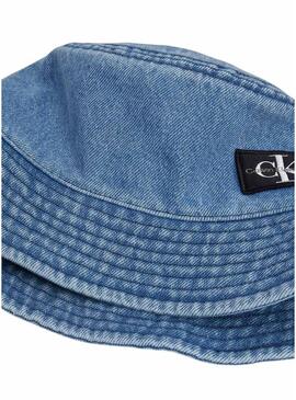 Cappello Calvin Klein Denim Bucket Per Ragazzo Ragazza