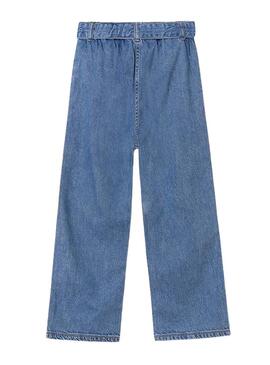 Pantaloni in denim Mayoral fluidi di media lunghezza per ragazze.