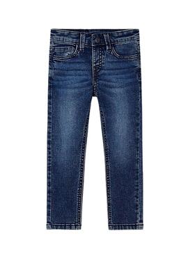 Pantaloni in jeans Mayoral skinny blu per bambino