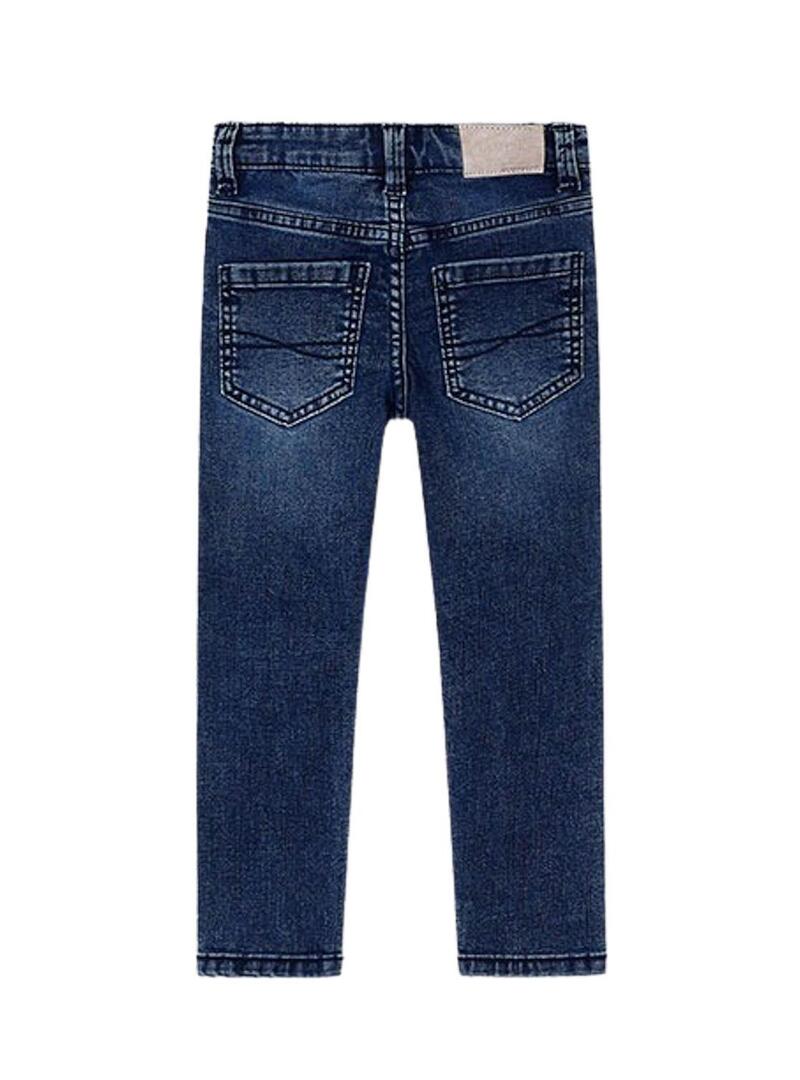 Pantaloni in jeans Mayoral skinny blu per bambino