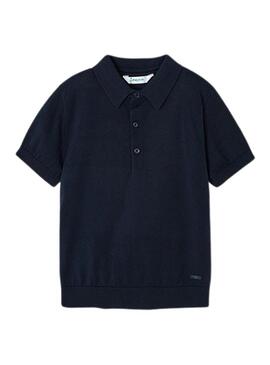 Maglione a righe blu marino per bambino.