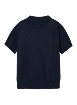 Maglione a righe blu marino per bambino.