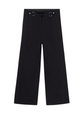 Pantaloni Mayoral Cropped neri per bambina