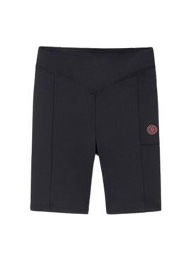 Legging Ciclista Mayoral Nero per Bambina