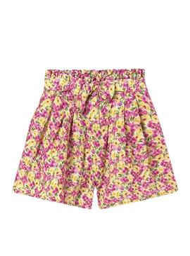 Short Mayoral Flores Multicolor per Ragazza