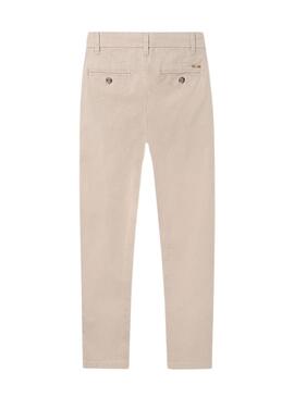 Pantaloni Mayoral Chino Basic Beige per Bambino