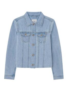 Giacca di jeans Pepe Jeans Isa Blue Girl