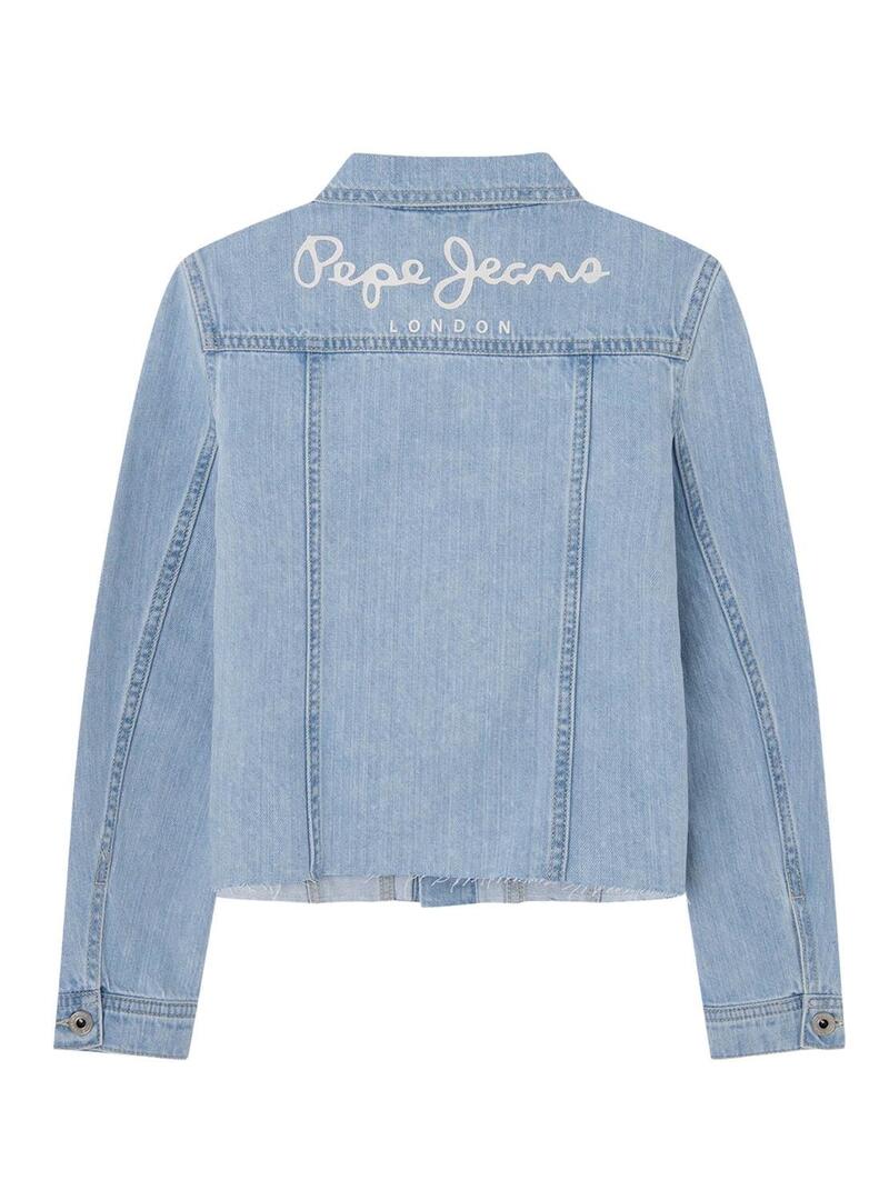 Giacca di jeans Pepe Jeans Isa Blue Girl