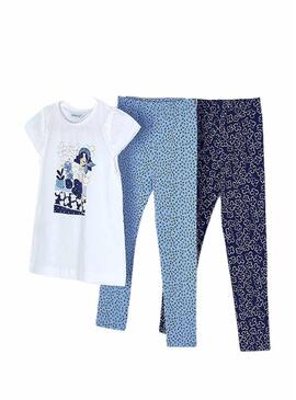 Set 3 Pezzi Mayoral 2 leggings Per Bambina