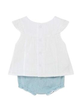 Set Mayoral Tricot Bianco per Bambino