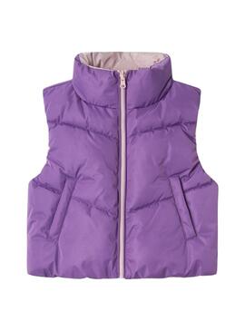 Gilet Name It Mambo viola per ragazze