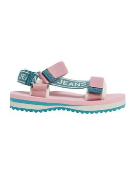 Ciabatte Pepe Jeans Pool Jelly Rosa per Ragazza