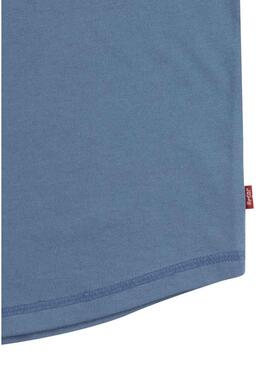 Maglietta Levis Curved Blu Per Bambino