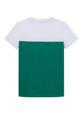 Maglietta Pepe Jeans Raizo Verde per Bambino