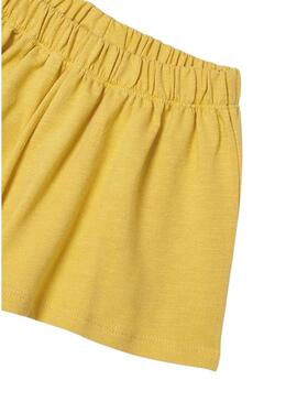 Set Mayoral Top Giallo per Bambina