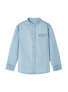 Camicia Mayoral Denim Blu per Bambino