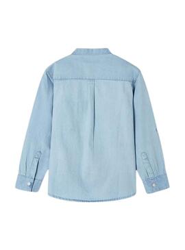 Camicia Mayoral Denim Blu per Bambino