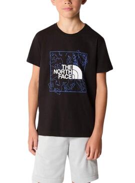 Maglietta The North Face New Graphic Nero Bambino