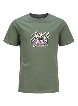 Maglietta Jack and Jones Tampa Fast Verde