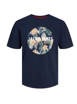 Maglietta Jack and Jones Chill Marino per Bambino