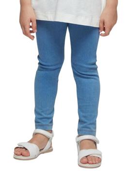 Set Mayoral Leggings Maglia Denim Mezza Bambina