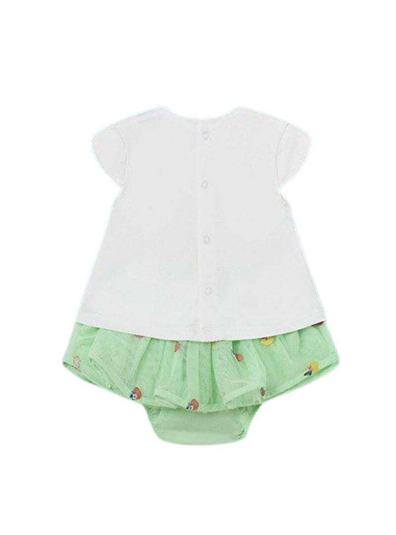 Set Mayoral Gonna in Tulle Verde per Bambina