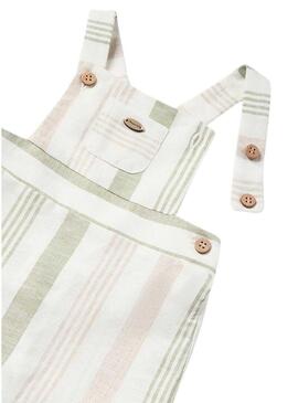 Set Mayoral Gilet Vestire Beige Per Bambino