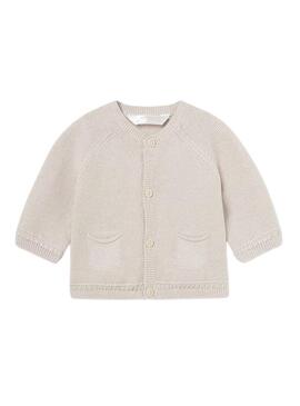 Cardigan Mayoral Beige Per Bambino