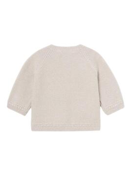 Cardigan Mayoral Beige Per Bambino