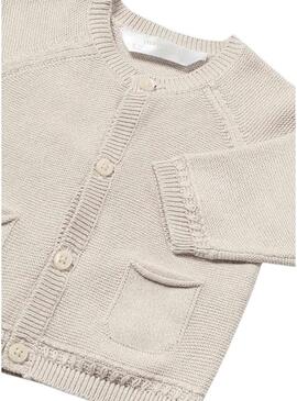 Cardigan Mayoral Beige Per Bambino