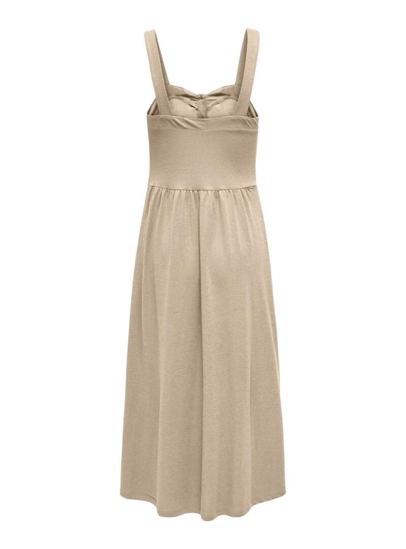 Abito Only Jany Beige per Donna