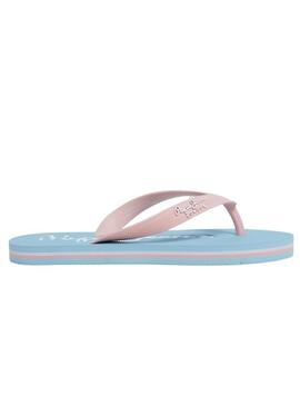 Ciabatte Pepe Jeans Bay Beach Blu per Ragazza