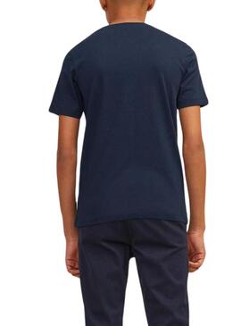 Maglietta Jack And Jones Zion Navy per bambino