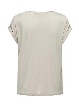 Top Only Lieke Grigio per Donna