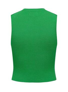 Top Only Majli verde per donna