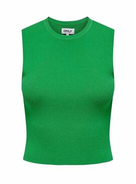 Top Only Majli verde per donna