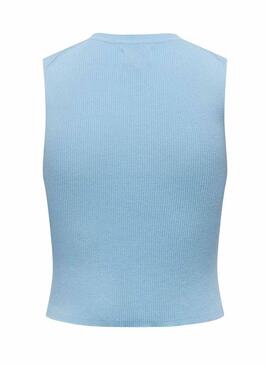 Top Only Majli blu per donna