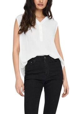 Top Only Jette bianco per donna