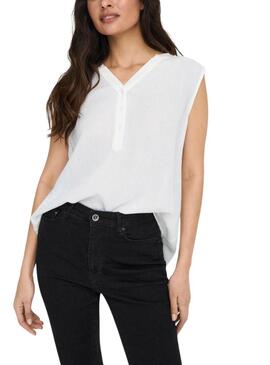 Top Only Jette bianco per donna