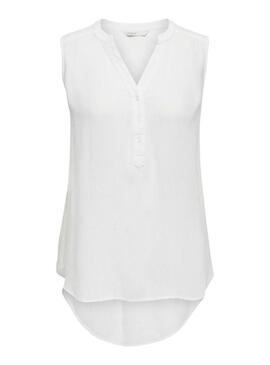 Top Only Jette bianco per donna