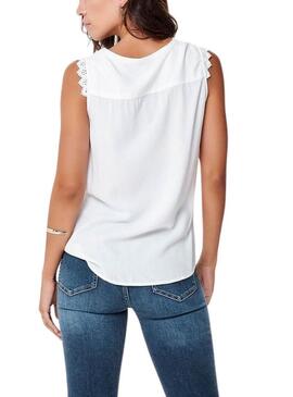 Top Only Kimmi Blanco Per Donna