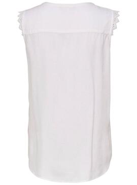 Top Only Kimmi Blanco Per Donna